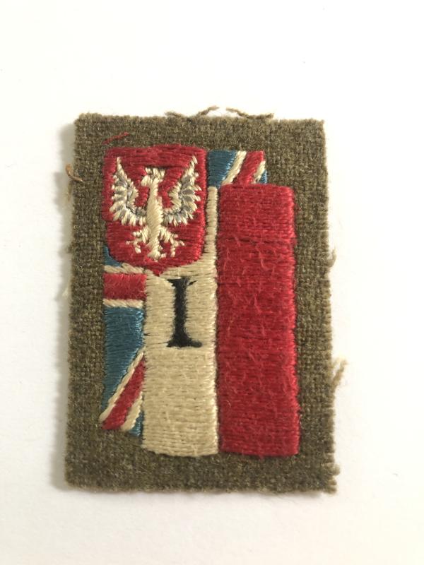 1st Polish Corps WW2 formation sign c. 1942-45.