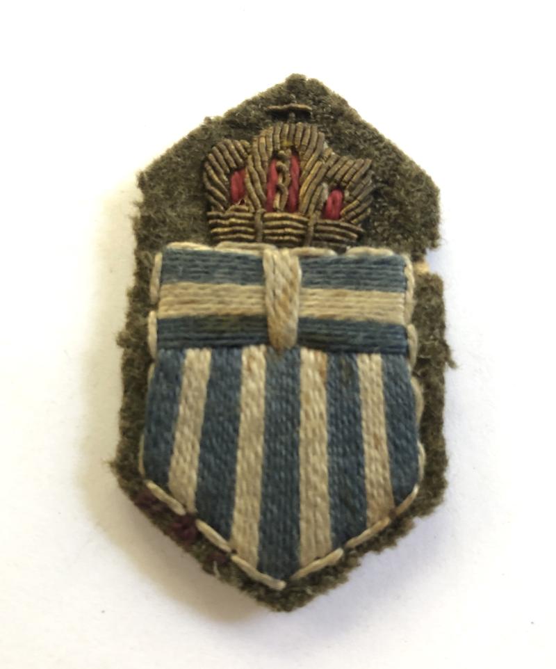 British Military Mission to Greece breast thong formation sign. c. 1945.