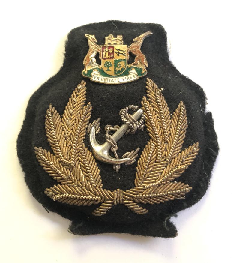 South African Railways and Harbours post 1960 sea going Officer cap badge.