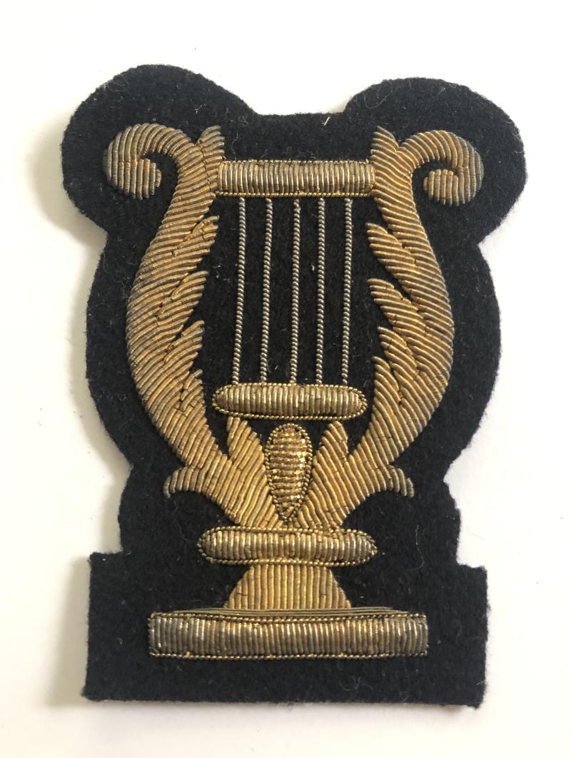 Royal Marines Band Master bullion  rank badge.