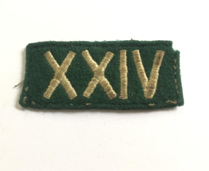 XXIV South Wales Borderers regimental formation sign.