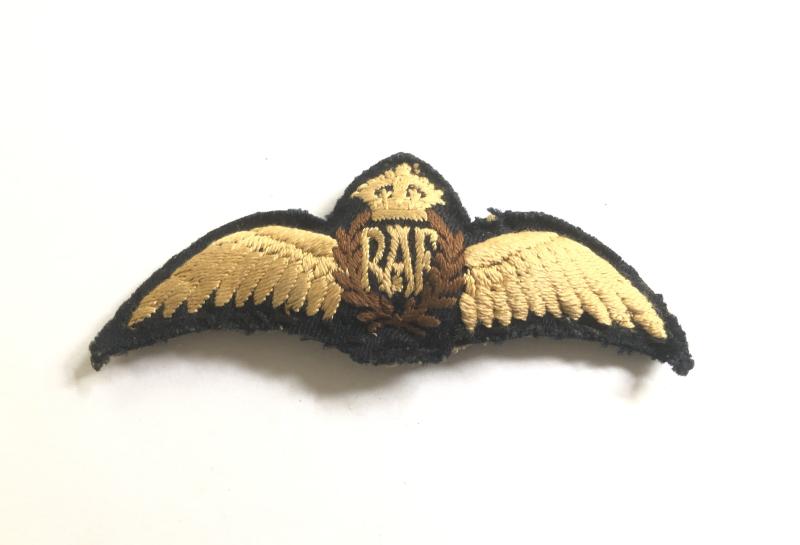 Royal Air Force RAF WW2 Pilot Wings.