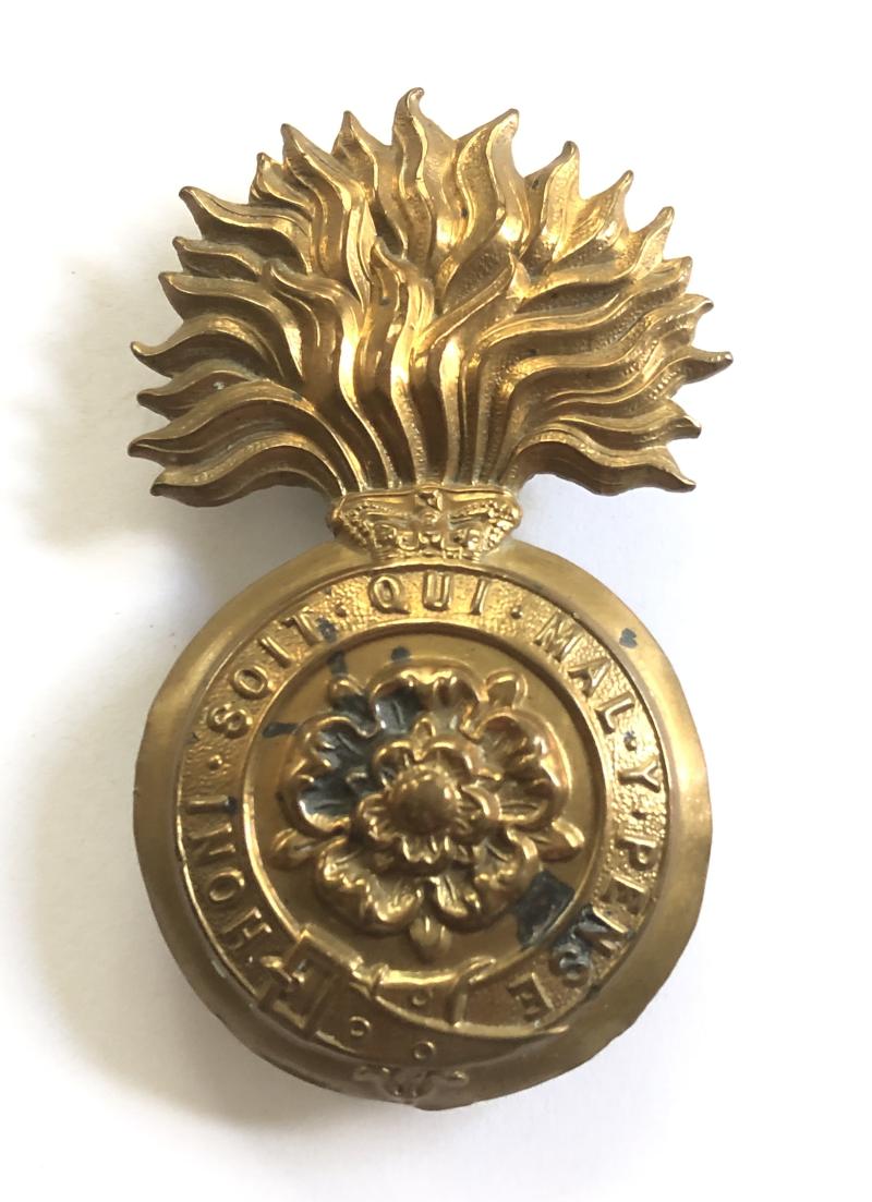 Royal Fusiliers (City of London Regiment) Victorian glengarry grenade c. 1881-96.