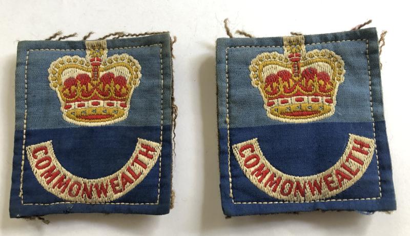 28th British Commonwealth Brigade, Korean War pair of fornation signs,