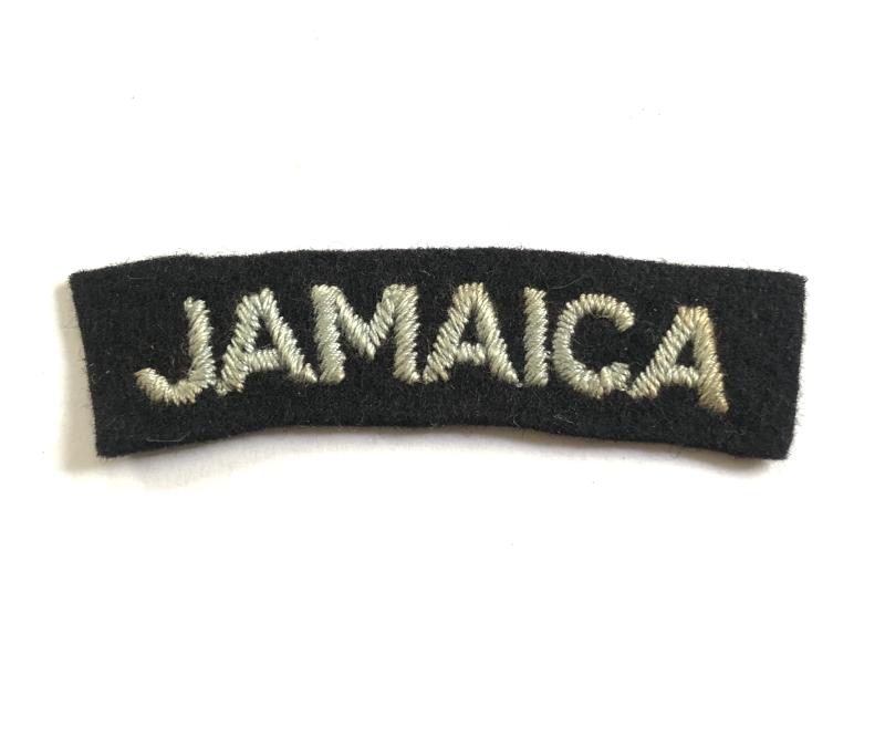 JAMAICA WW2 RAF West Indies Nationality shoulder title,