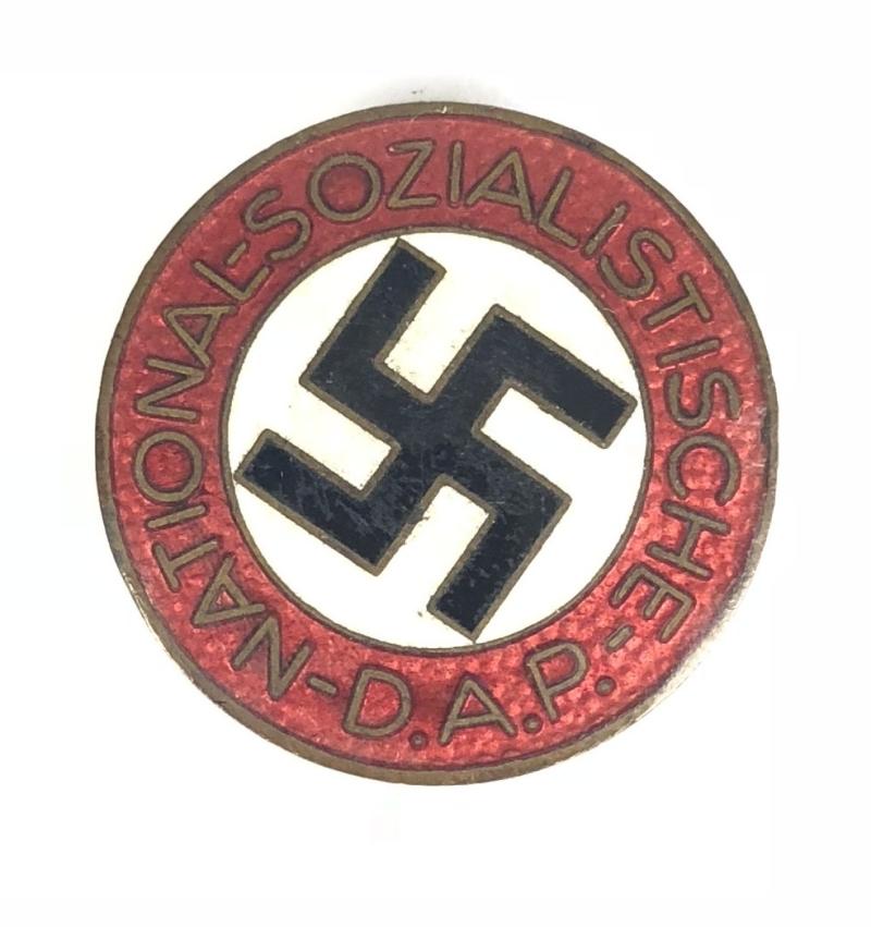 German Third Reich NSDAP Party Membership badge by E. L. Muller, Pforzheim.